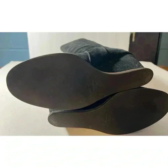 Black Knee-High Women's Boots - Picture 6 of 8